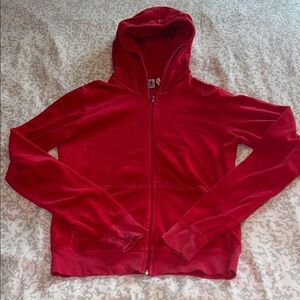 Red Zip-Up Hoodie